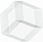 Cube white 3
